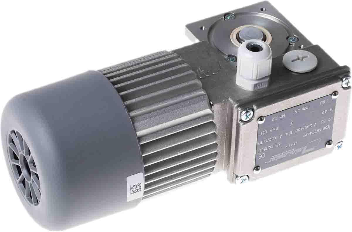 Produktfoto 1 von Mini Motor, 3-Phasen AC-Getriebemotor Umschaltbar, 49 W 35 U/min