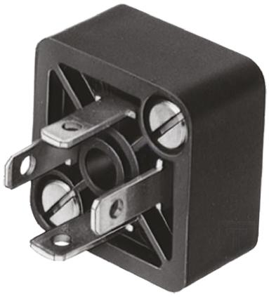 Hirschmann GSSNA 300 Schwere Steckverbinder DIN 43650 C Stecker 3P+E / 250 V ac/dc Nein Tafelmontage, Schwarz