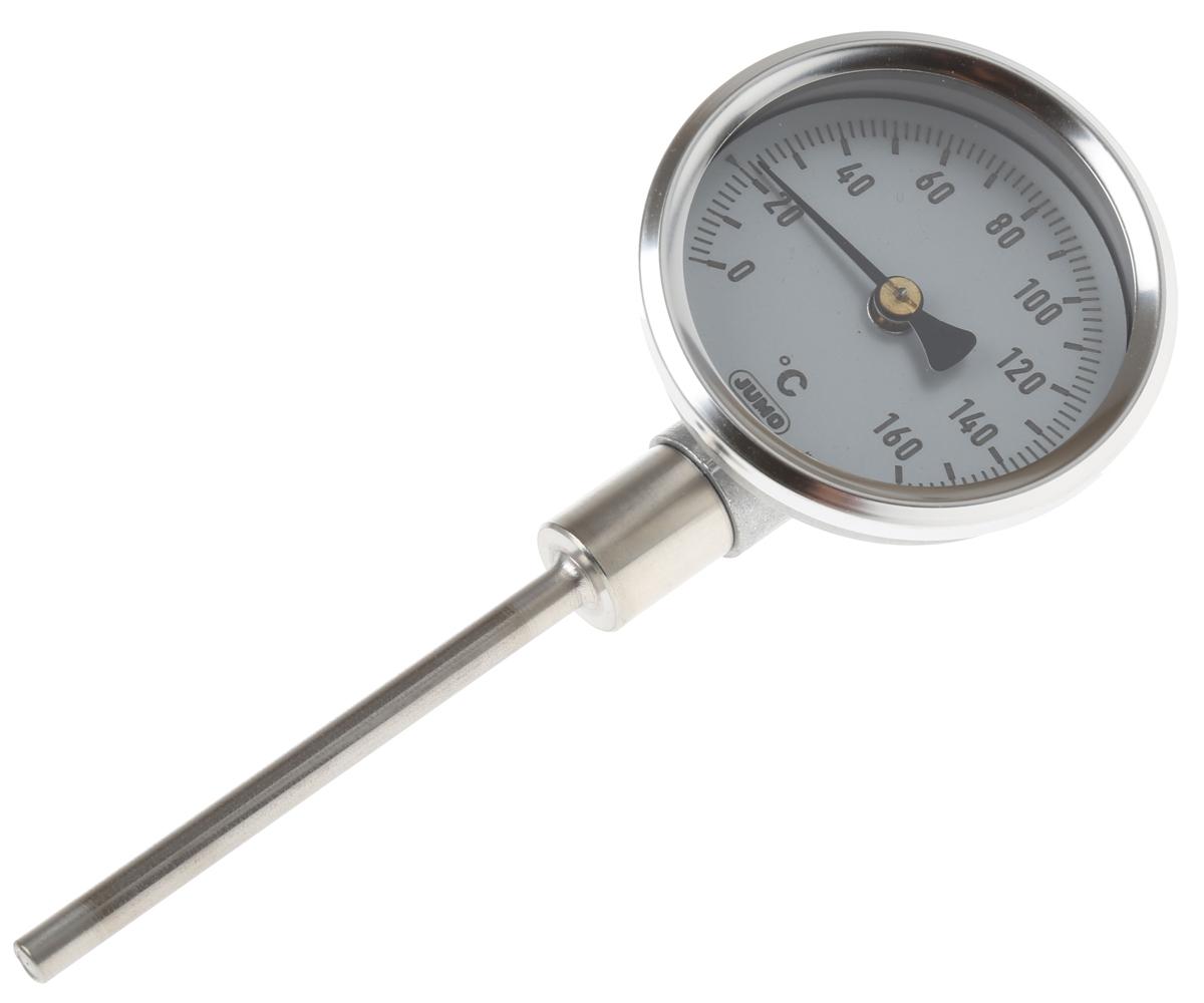 Produktfoto 1 von Jumo Zeigerthermometer, 0 → +160 °C, Skalen-Ø 60mm