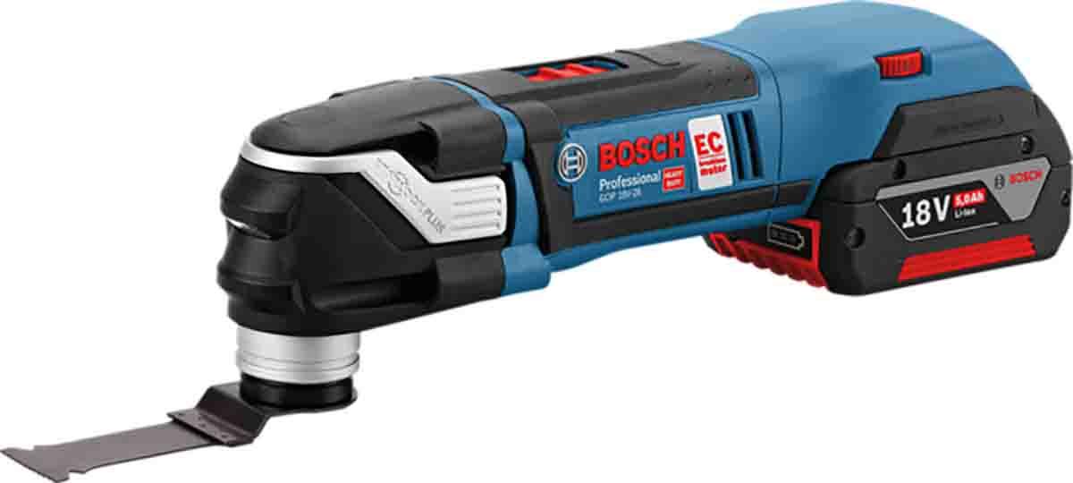 Produktfoto 1 von Bosch GOP 18V-28 Akku Multicutter Multi-Tool 8000 → 20000U/min L. 440mm