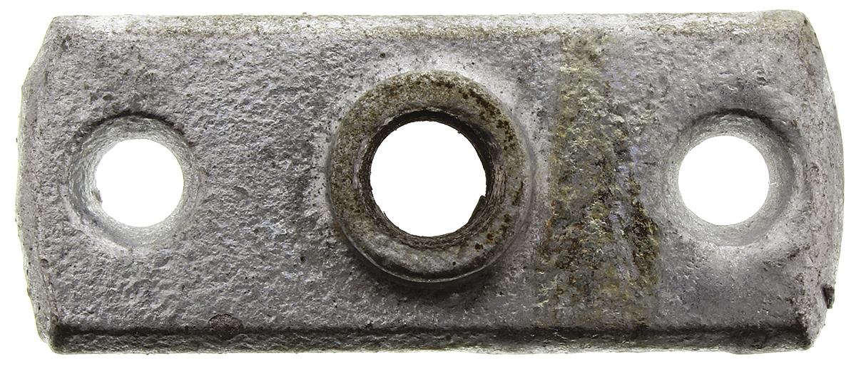 Georg Fischer Rückplatte Rohr ø Stahl 10mm, Galvanisiert