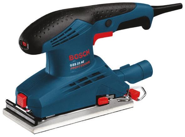 Bosch GSS 23 AE Schwingschleifer, 92 x 182mm Schleifplatte, 2mm Schwingkreis-Ø, 190W Typ F (Schuko)