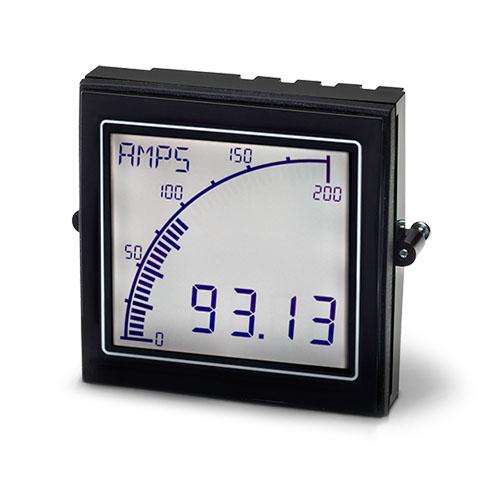 Produktfoto 1 von Trumeter LCD Einbaumessgerät für MPS, Spannung oder Frequenz H 68mm B 68mm 4-Stellen T. 53mm