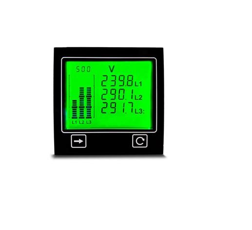 Produktfoto 1 von Trumeter APM Energiemessgerät LCD 68mm x 68mm / 3-phasig