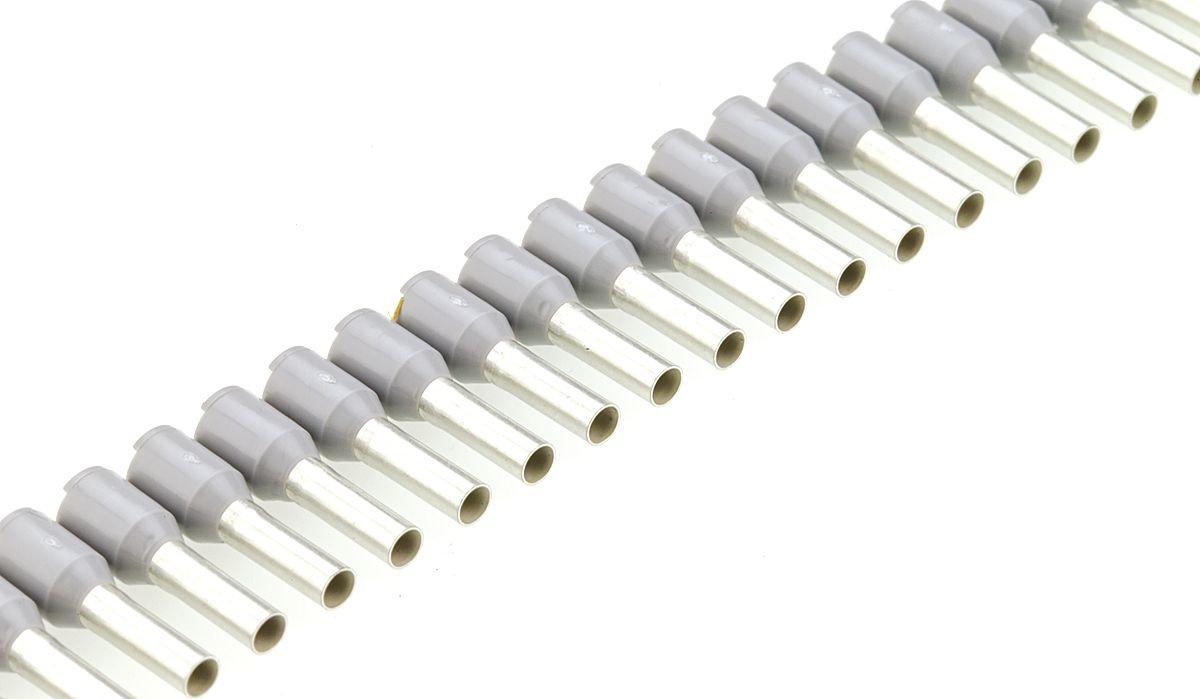 Weidmüller Aderendhülsen bis 2.5mm², Grau, Isoliert, 14AWG max.