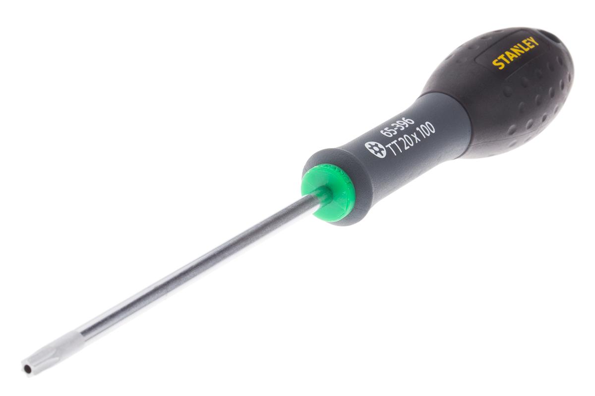 Produktfoto 1 von Stanley T20 TORX® BO Standard-Schraubendreher, CrV-Stahl / Klinge 100 mm