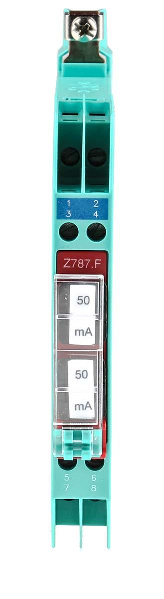 Produktfoto 1 von Pepperl + Fuchs Zenerbarriere 2-kanalig 27V dc ATEX 93mA max. 250V Zenerbarriere