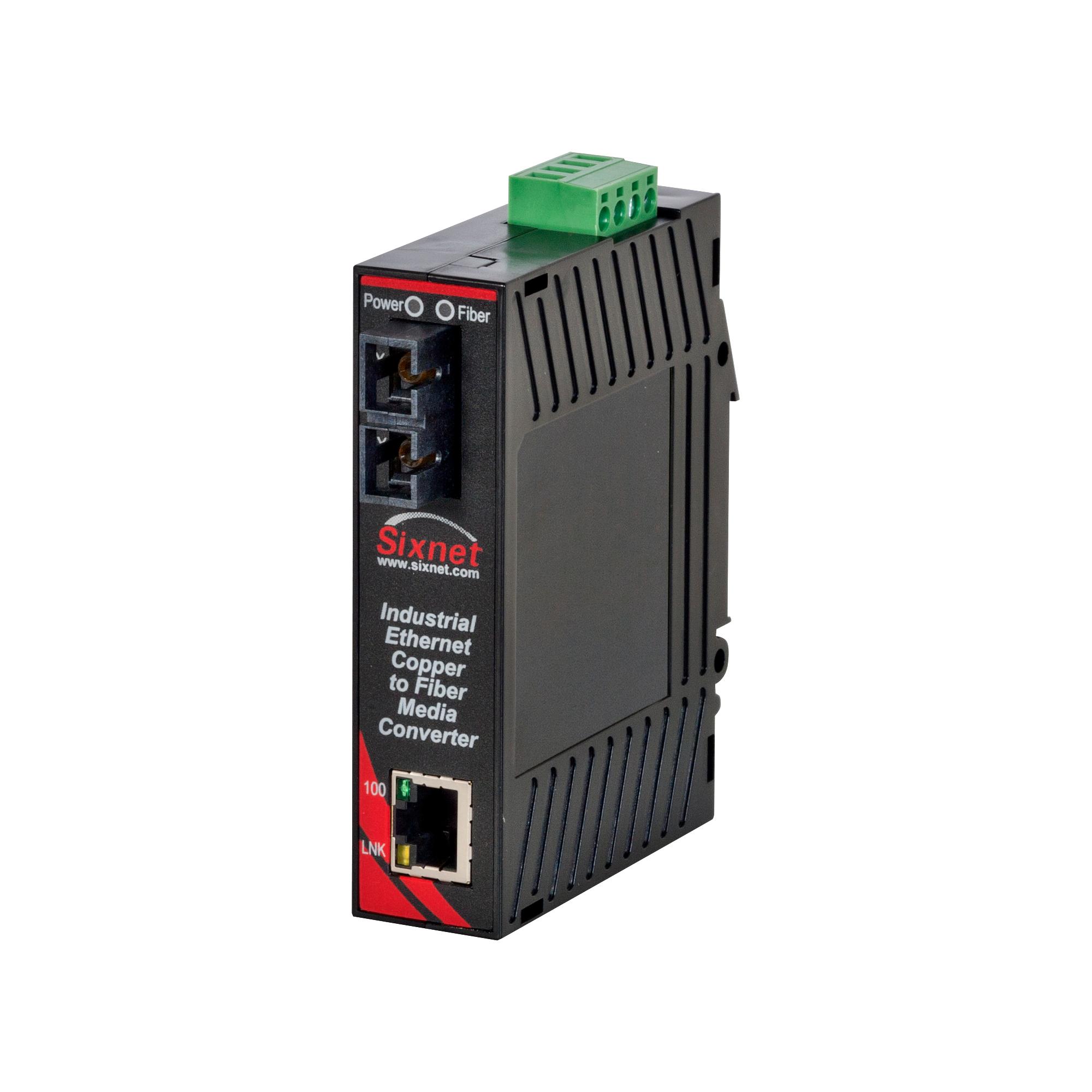 Produktfoto 1 von Red Lion Medienkonverter 10/100 Mbps, Vollduplex, Multi Mode 4km 10/100Mbit/s, Anschluss: RJ45