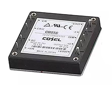 Cosel DC/DC-Wandler 50.4W 36→ 76 V dc IN, 24V dc OUT / 2.1A 1 kV ac, 1.5kV dc isoliert