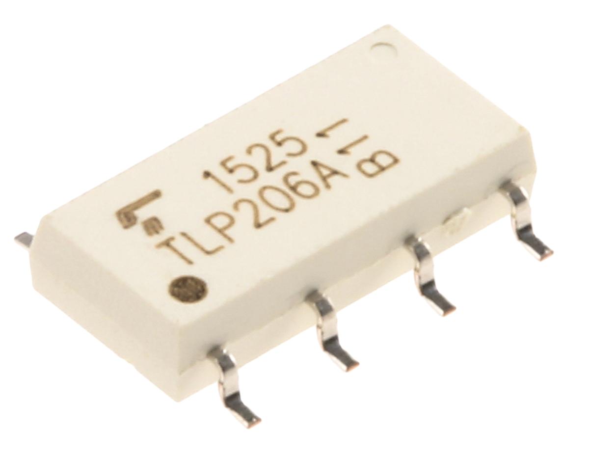 Produktfoto 1 von Toshiba SMD Dual Optokoppler DC-In / MOSFET-Out, 8-Pin SOP, Isolation 1500 V ac