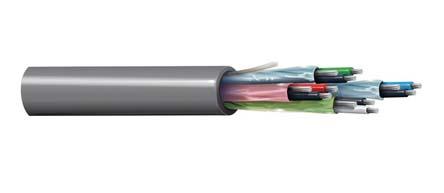 Produktfoto 1 von Belden Datenkabel, 4-paarig 0,23 mm Ø 9.22mm U/STP Schirmung PVC isoliert Twisted Pair Chrom