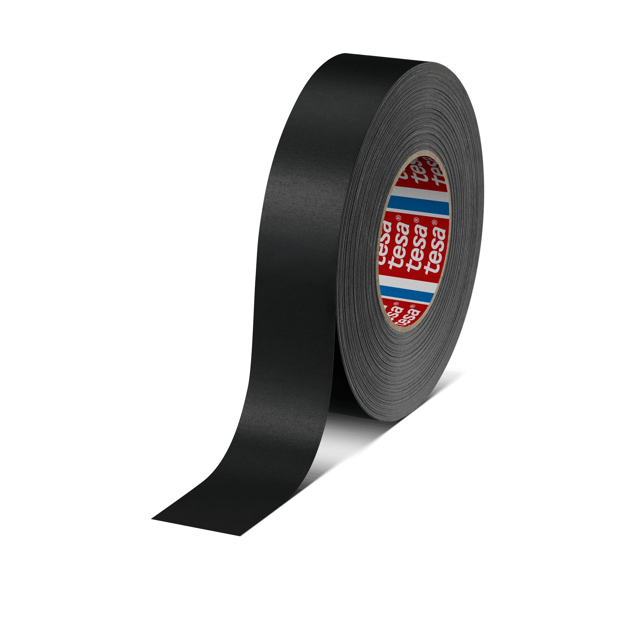 Produktfoto 1 von Tesa 4651 Gewebeband, Acrylbeschichtetes Tuch Schwarz, 0.31mm x 38mm x 50m