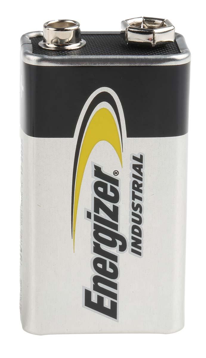 Produktfoto 1 von Energizer Industrial PP3 Alkali 9-V-Batterien, 600mAh