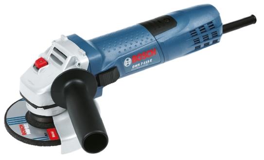 Bosch GWS 7-115 E, 230V Netz Winkelschleifer / 720W, Scheiben-Ø 115mm 11000U/min