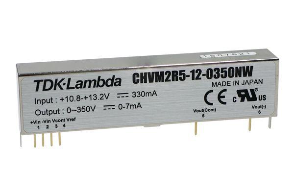 Produktfoto 1 von TDK CHVM DC/DC-Wandler 1.95W 12 V dc IN, 0 → 1500V dc OUT / 1.3mA