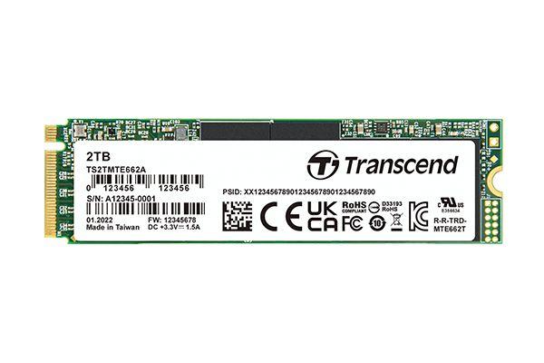 Produktfoto 1 von Transcend MTE662A, M.2 Intern SSD-Laufwerk Industrieausführung, 3D, 512 GB, SSD