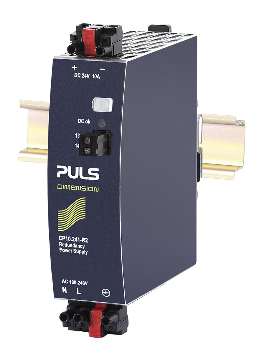 Produktfoto 1 von PULS CP Redundanzmodul DIN-Schienen Netzteil 240W, 100 → 240V ac, 24V dc / 10A