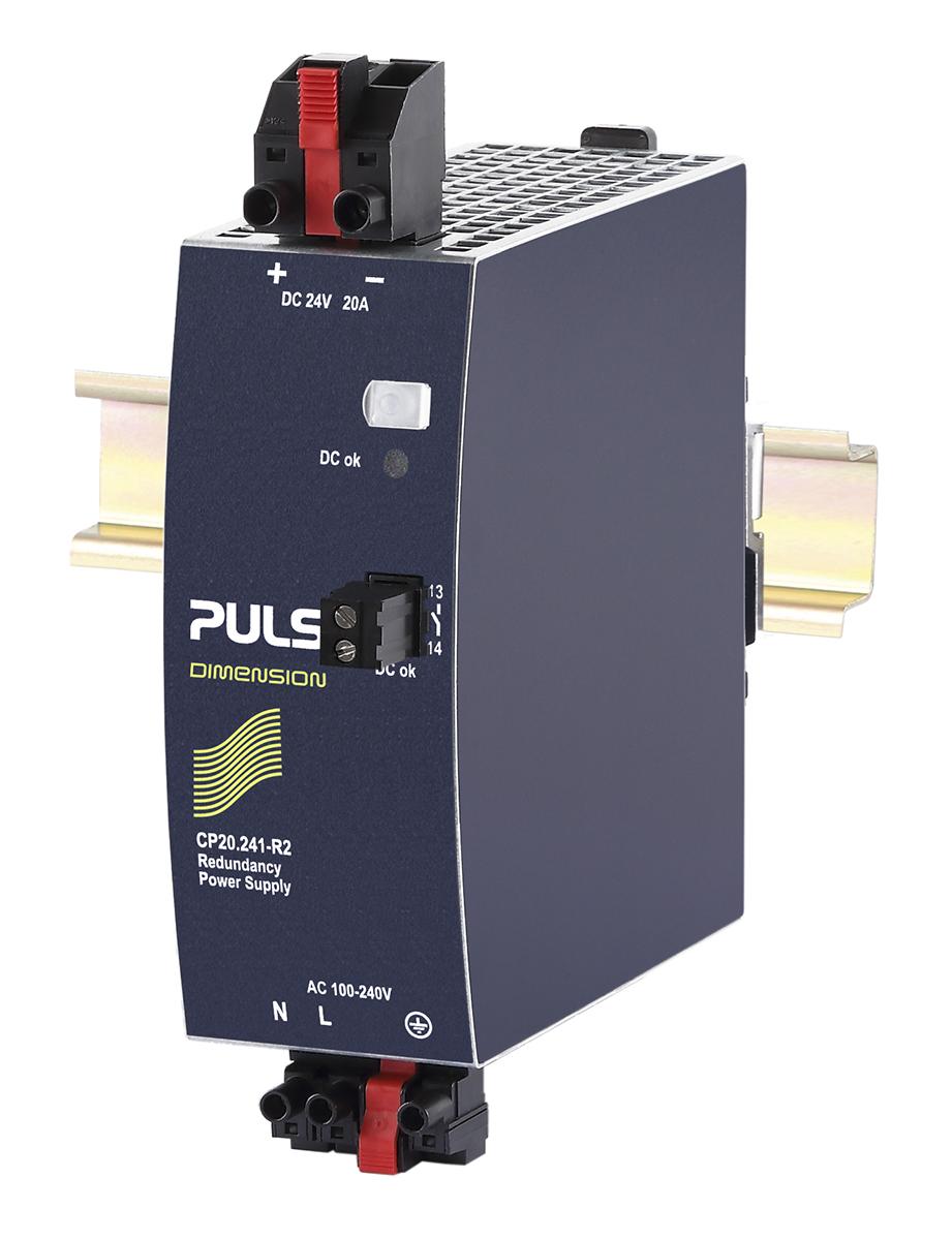 Produktfoto 1 von PULS CP Redundanzmodul DIN-Schienen Netzteil 480W, 100 → 240V ac, 24V dc / 20A