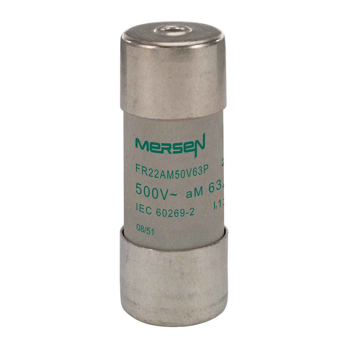 Mersen Feinsicherung aM / 63A 22.2 x 58mm 500V ac Keramik