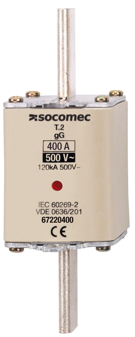 Produktfoto 1 von Socomec Sicherungseinsatz S2 / 125, gG IEC 60269