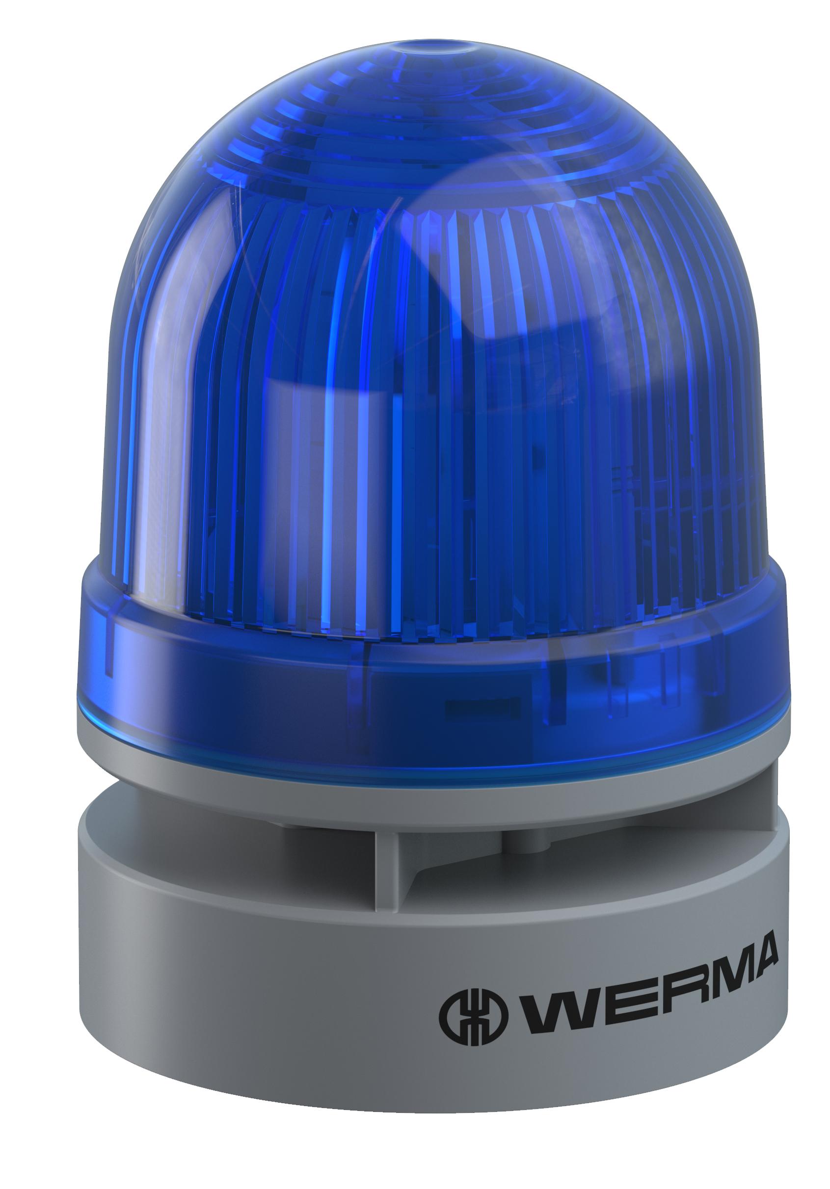 Produktfoto 1 von Werma 460 Xenon Blitz-Licht Alarm-Leuchtmelder Blau, 115 → 230 V