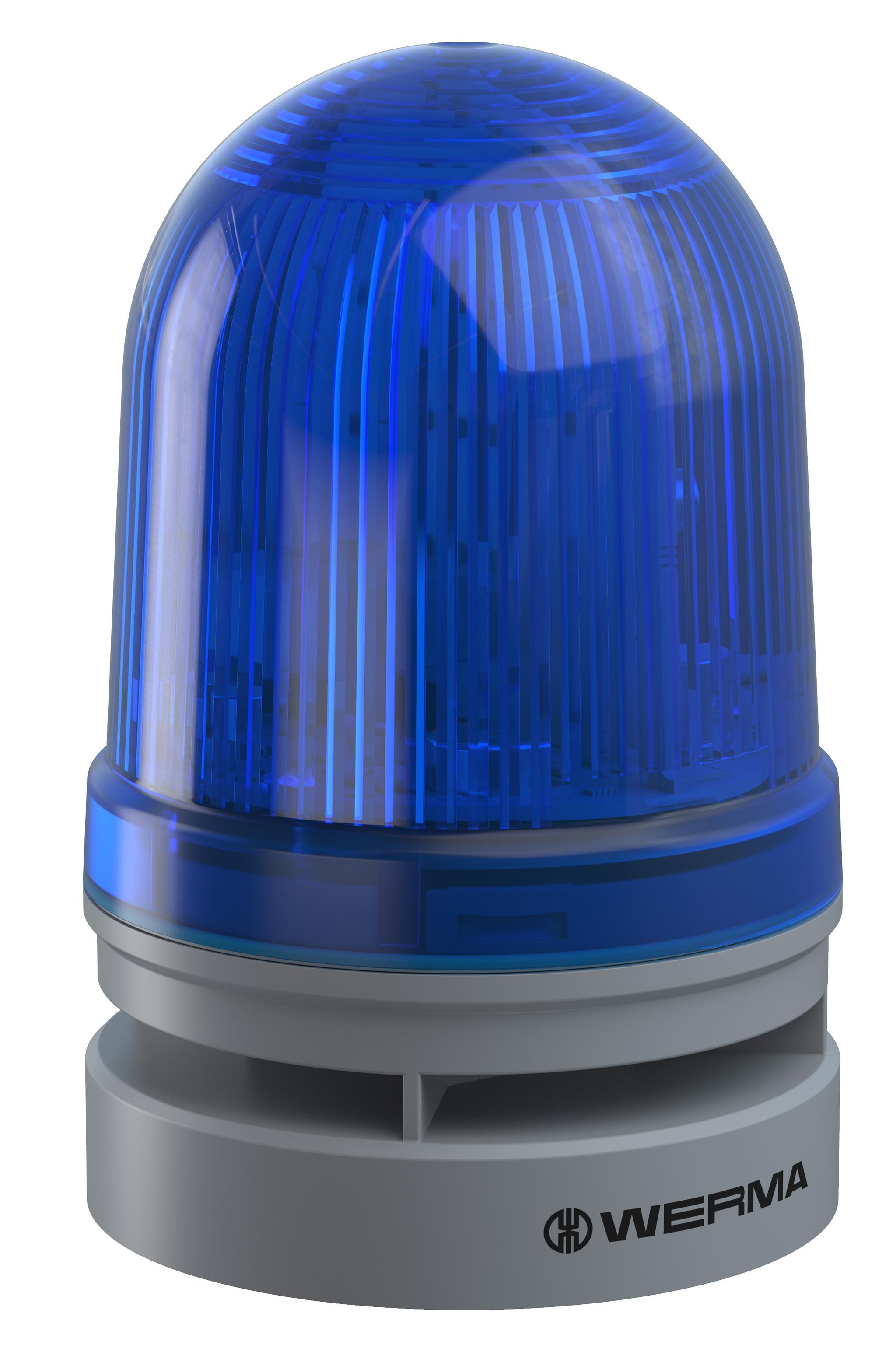 Produktfoto 1 von Werma 461 Xenon Blitz-Licht Alarm-Leuchtmelder Blau, 115 → 230 V