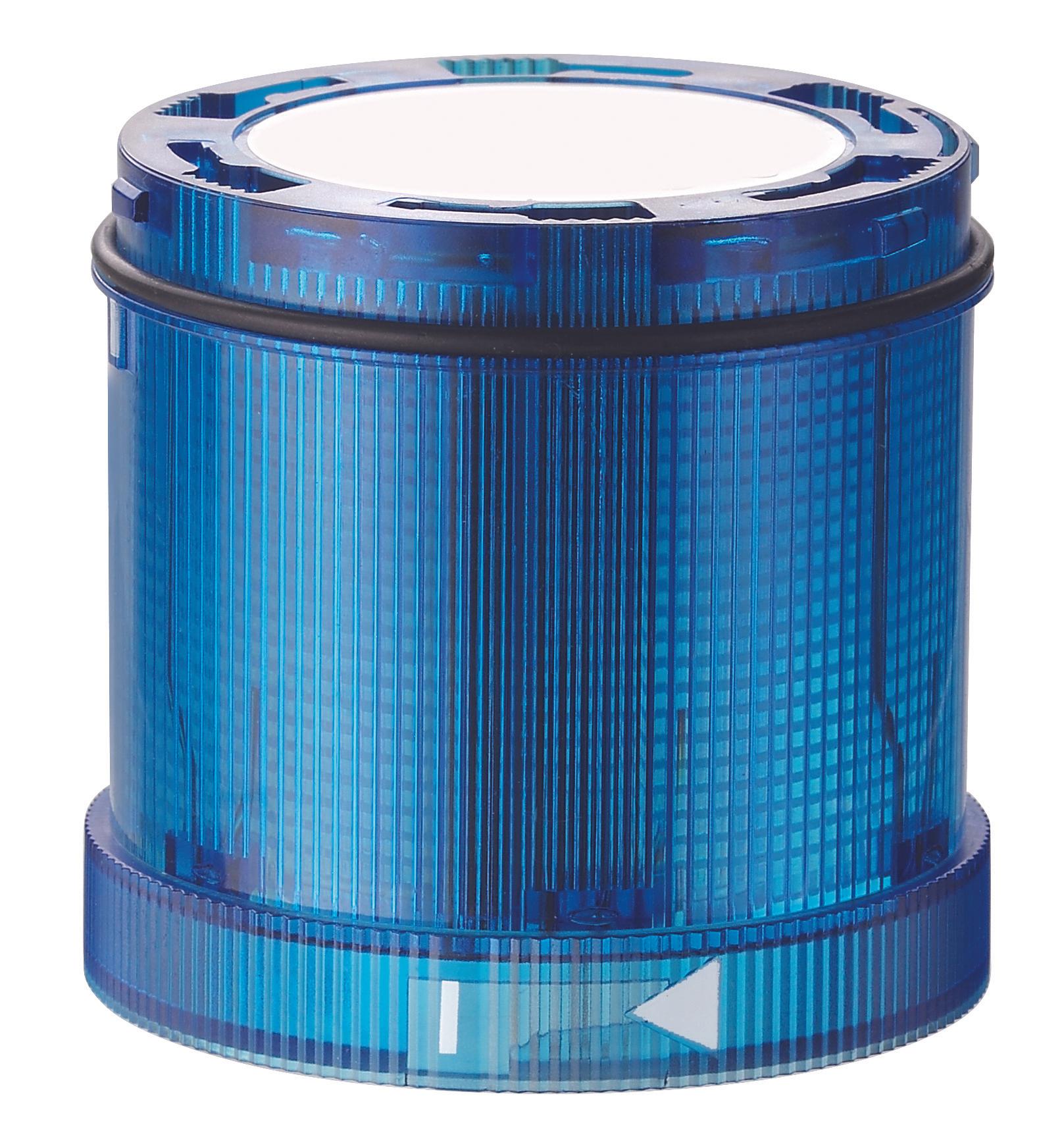 Produktfoto 1 von Werma KS72 Blitzleuchte EVS, Filament/Warnsummer-Licht Blau, 24 V