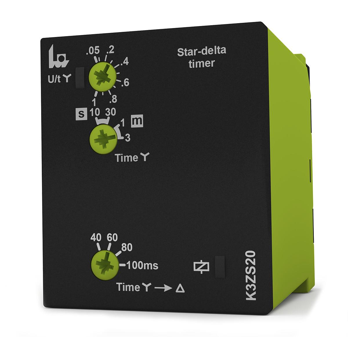 Produktfoto 1 von Tele K3ZS20 Zeitrelais, Steckanschluss , 1 s → 3min, 12 → 240V ac/dc, 2 Kont. Einfach, 2-poliger Wechsler