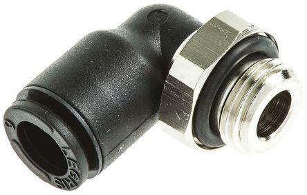 Produktfoto 1 von Legris LF3000 Winkelgewindeadapter, Gewinde-zu-Rohr, Kunststoff, G1/2 Stecker, 20 bar