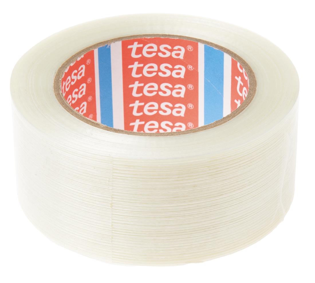 Produktfoto 1 von Tesa 4590 Paketband, , Glasfaser-Filamentband, transparent, Stärke 105μm, Thickness_SC_ASTmm x 50m