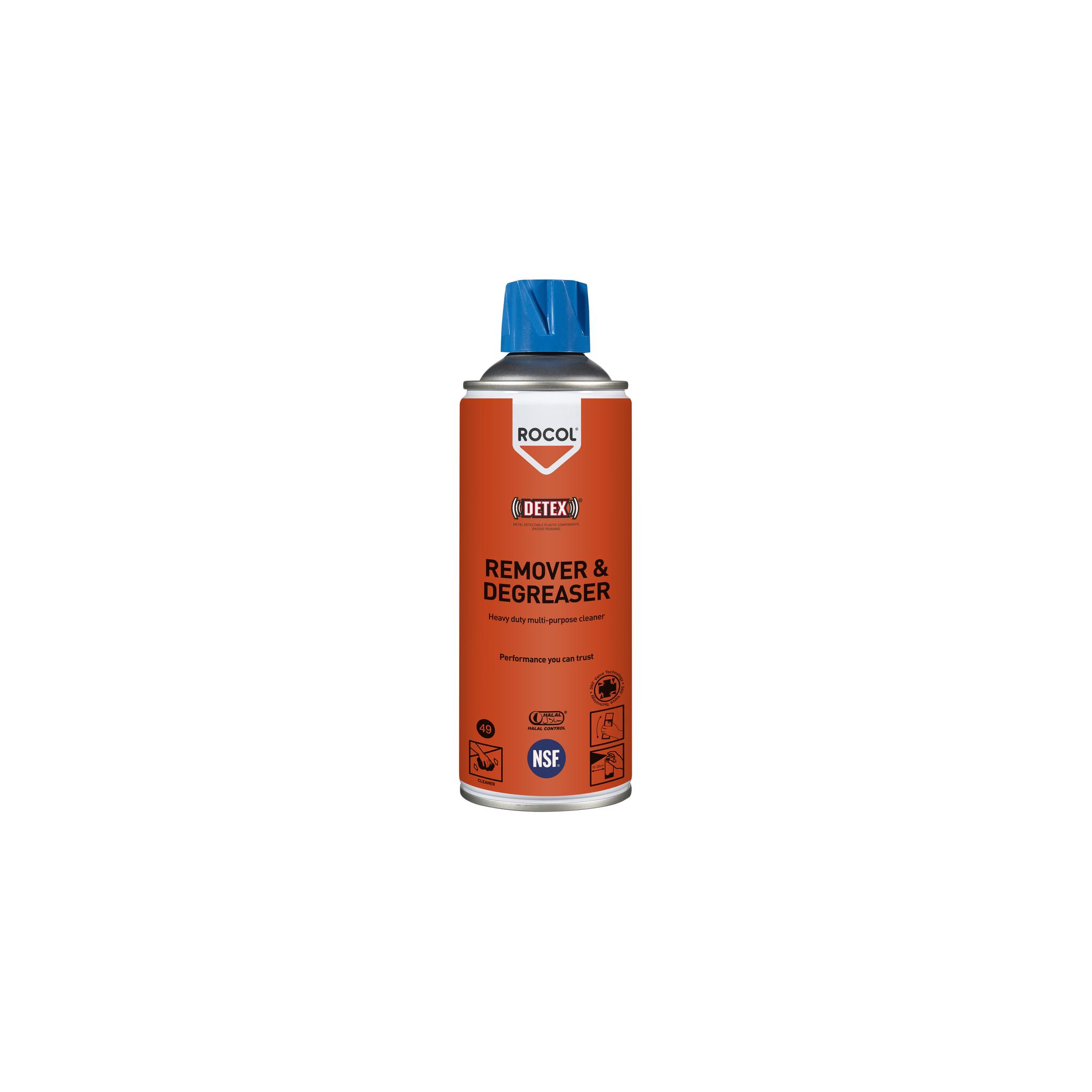 Produktfoto 1 von Rocol REMOVER & Degreaser 65 Entfetter, Schnelltrocknung, 300 ml Spray