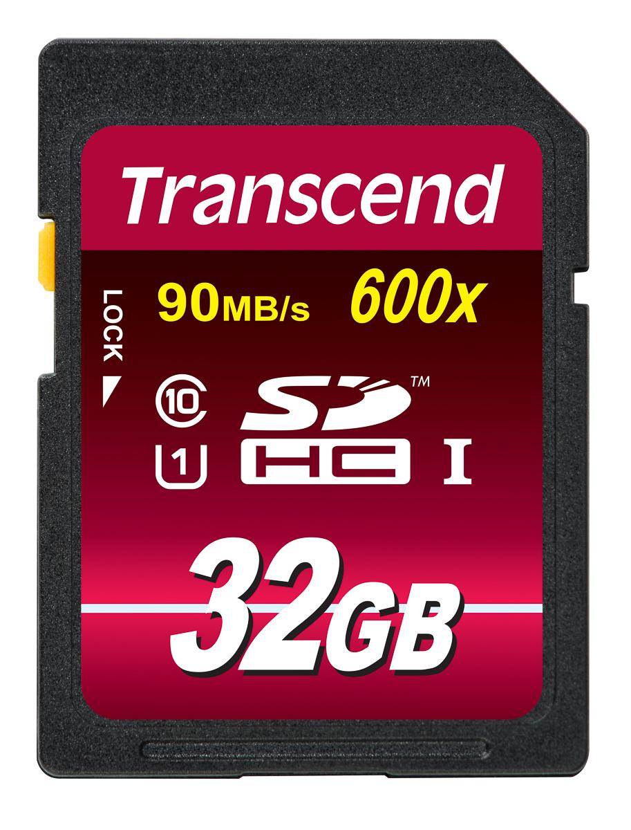 Produktfoto 1 von Transcend Ultimate SDHC SD-Karte 32 GB Class 10, UHS-1 U1, MLC