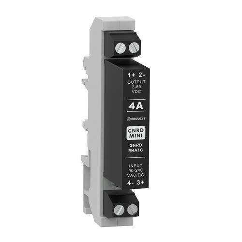 Crouzet SSR GNRD MINI DIN-Schienen Halbleiterrelais DC-Schaltung, 1-poliger Schließer 240 Veff / 4 A Effektivwert