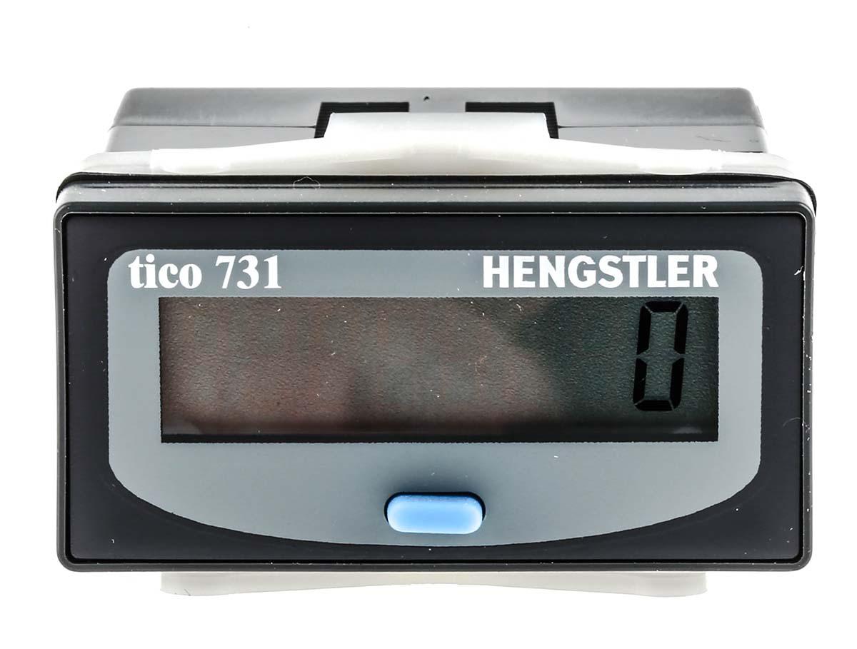 Produktfoto 1 von Hengstler TICO 731 Zähler LCD 8-stellig, Impulse, max. 20Hz, 12 → 250 V ac/dc