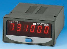 Produktfoto 1 von Hengstler TICO 731 Bidirektional Zähler LED-Display 6-stellig, Positionen, max. 7.5kHz, 12 → 24 V dc