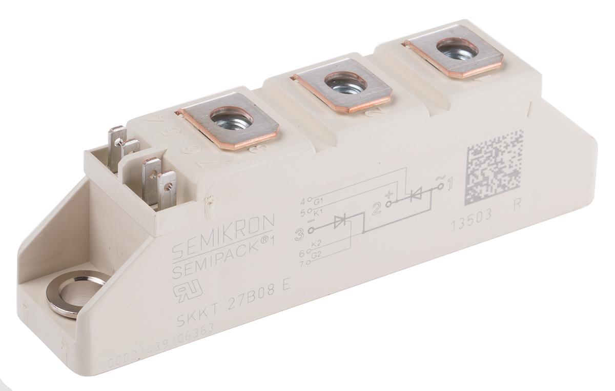 Produktfoto 1 von Semikron SCR Modul Zweifachthyristormodul 25A SEMIPACK1 800V 0.55kA