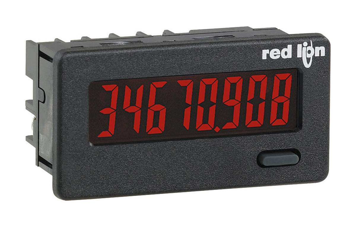 Produktfoto 1 von Red Lion CUB4L8 Aufwärts Zähler LCD 8-stellig, 9 → 28 V dc