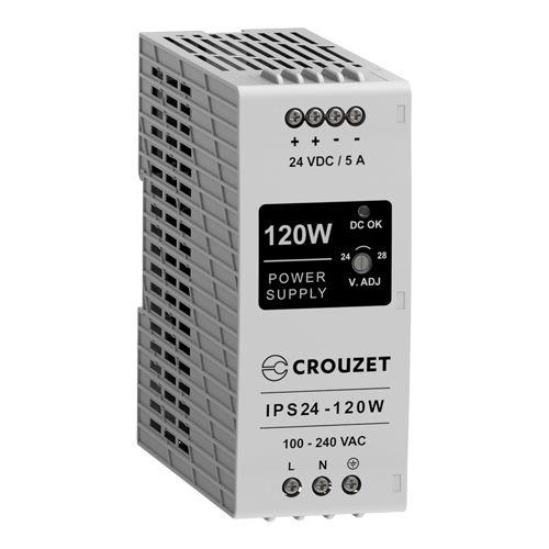 Produktfoto 1 von Crouzet 89452 DIN-Schienen Netzteil DIN-Schienen Netzteil 120W, 90 → 264V ac, 24V dc / 5A