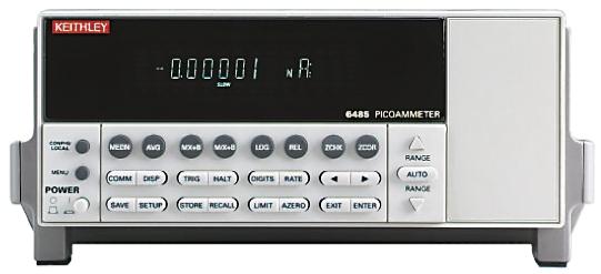 Produktfoto 1 von Keithley 6485/E, TischDigital Pico-Amperemeter / 20mA ac, ISO-kalibriert