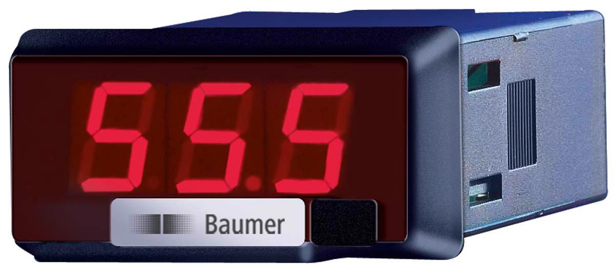 Produktfoto 1 von Baumer PA213 Digitales Spannungsmessgerät DC LED-Anzeige 3-stellig, 44mm, 22mm