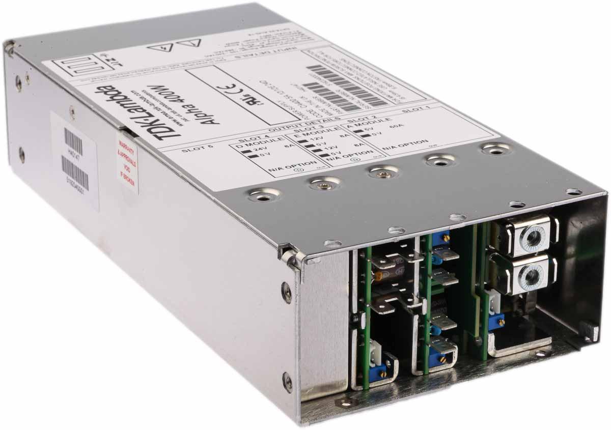 Produktfoto 1 von TDK-Lambda Schaltnetzteil, AUS 5 V dc, 12 V dc, 24 V dc / 8A 4-Kanal 400W, EIN 90 → 264V ac Geschlossen,