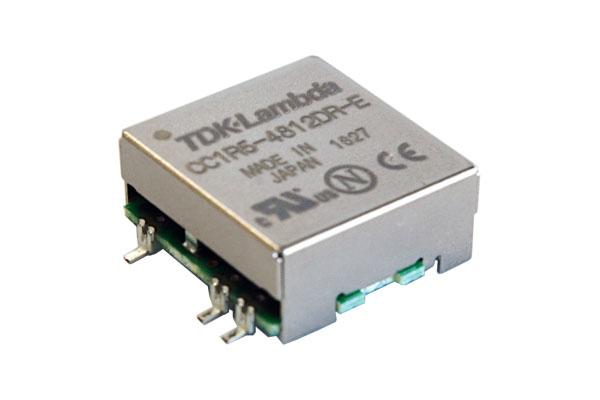 Produktfoto 1 von TDK CC-E DC/DC-Wandler 1.5W 48 V dc IN, 3.3V dc OUT / 0.4A 500V isoliert