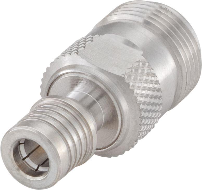 Adapter, QMA - TypeN, 50Ω, Stecker - Jack, Gerade, 11GHz