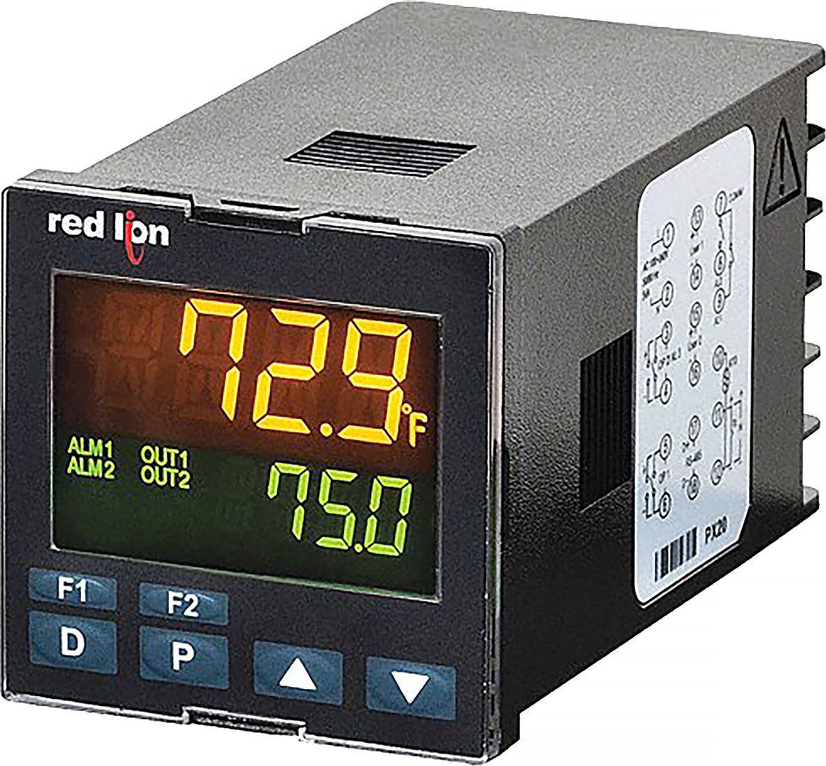 Red Lion PXU PID Temperaturregler Tafelmontage, 1 x Relais Ausgang/ Analog Eingang, 24 V dc, 48 x 48mm