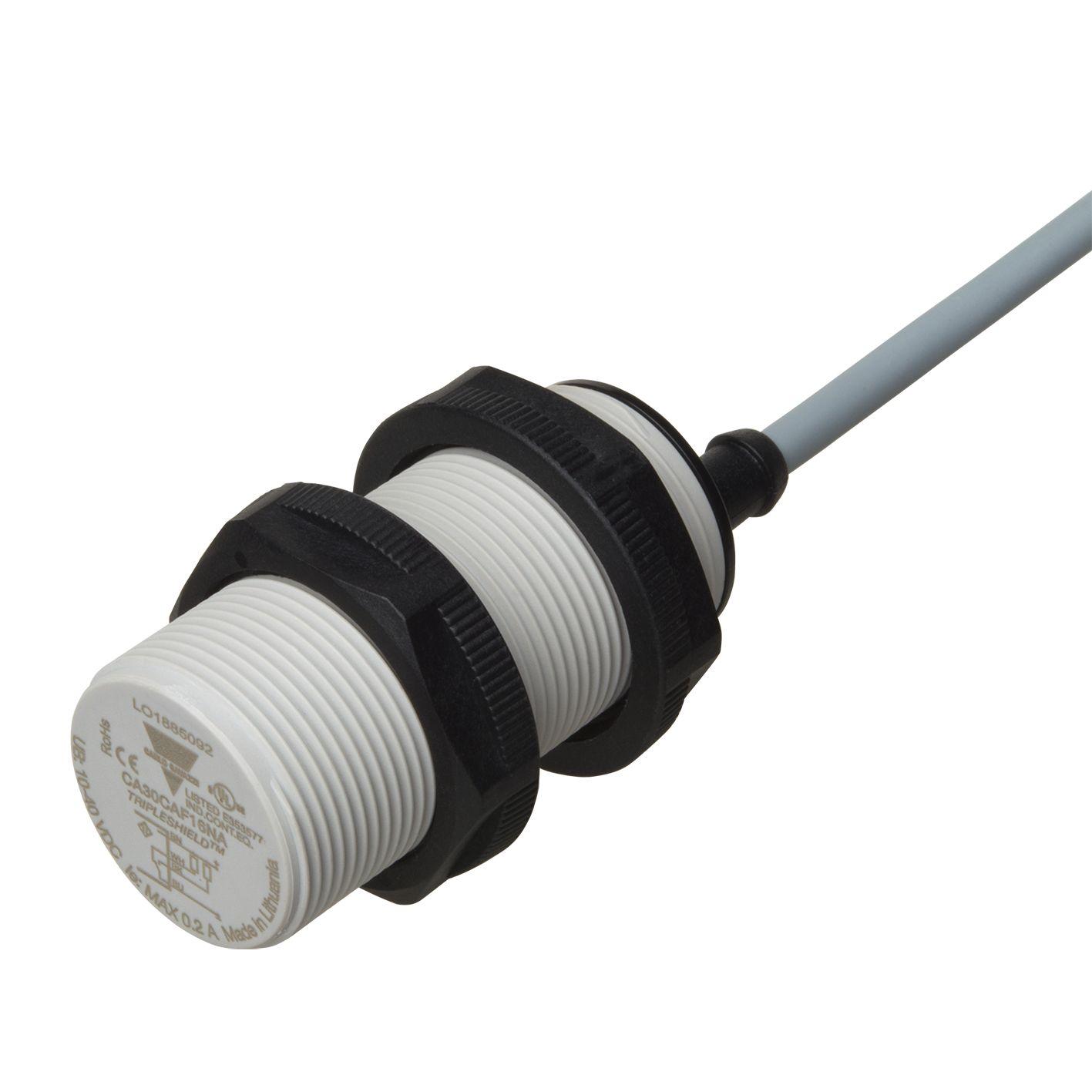 Produktfoto 1 von Carlo Gavazzi CA30CAF M30 Näherungssensor NPN 10 → 40 V DC, zylindrisch 16 mm, IP67, IP68, IP69K