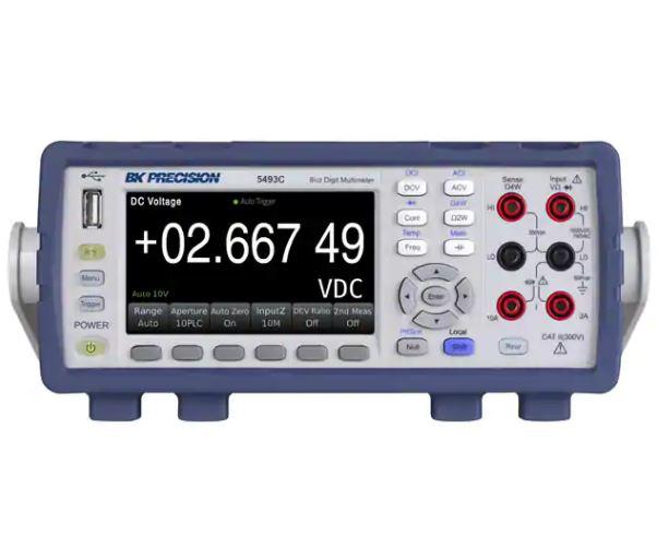 Produktfoto 1 von BK Precision 5493C, TischDigital Multimeter 750V ac / 10A ac, 100MΩ