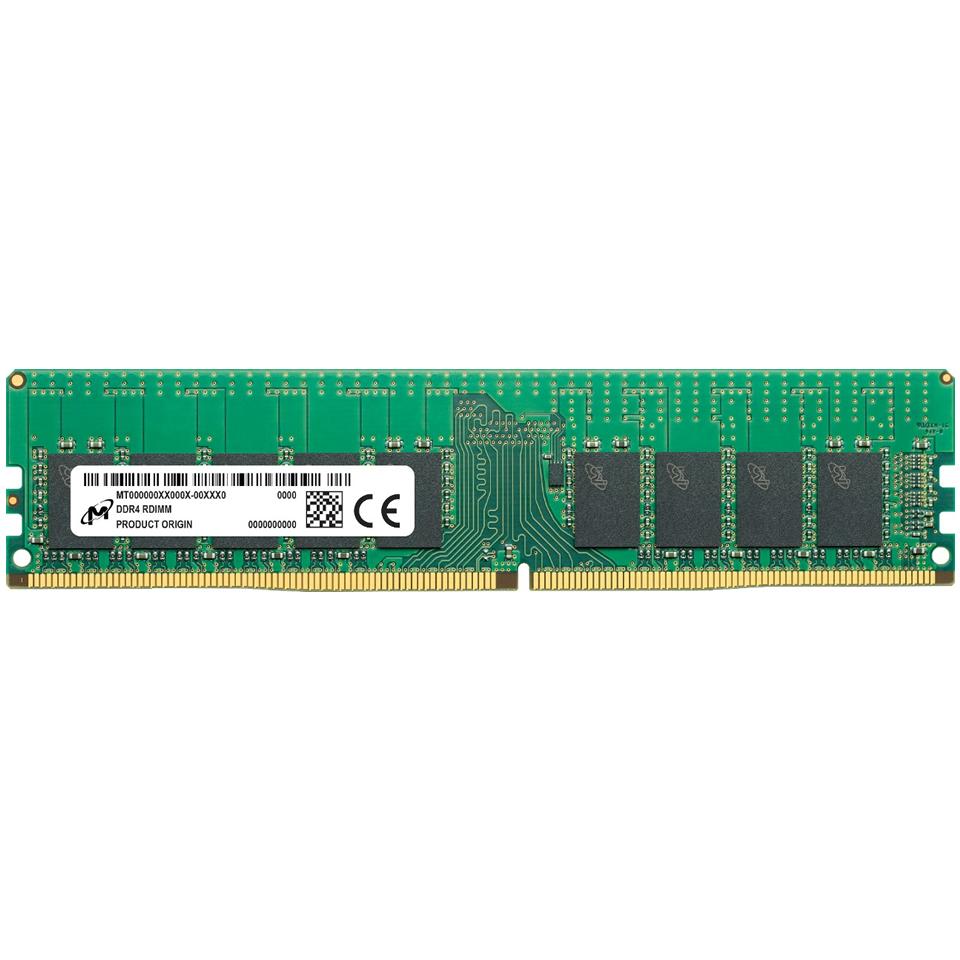 Produktfoto 1 von Micron Arbeitsspeicher für Server, 16 GB, 2666MHz DDR4, Nein RDIMM