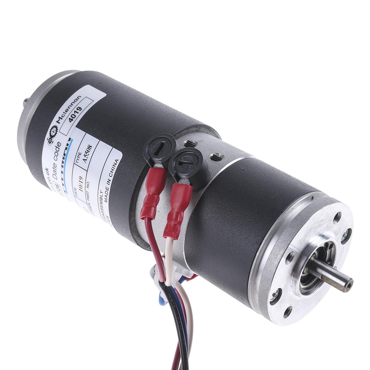 Produktfoto 1 von McLennan Servo Supplies Servomotor, 1,05 Nm, 24 V, 3200 U/min, 60 W, 20Ncm, 6mm, B. 52.5mm, L. 142mm