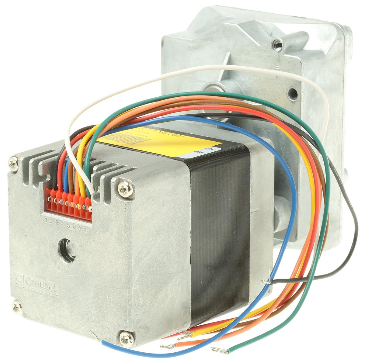 Produktfoto 1 von Crouzet Getriebemotor, bürstenlos bis 1,2 Nm, 24 V dc / 10 W, Wellen-Ø 8mm, 64.1mm x 91.8mm