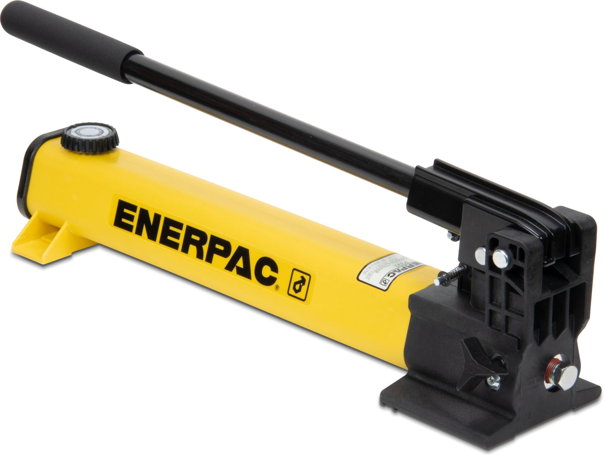 Produktfoto 1 von Enerpac Zweifach Hydraulik-Handpumpe, 901cm³, Hub 25.4mm, 11.26cm³ / 2.47cm³, 42.2kg, 700bar max., 533 x 120 x 177mm,